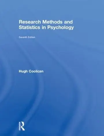 Cover of Research Methods and Statistics in Psychology