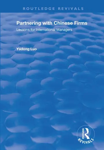 Cover of Partnering with Chinese Firms