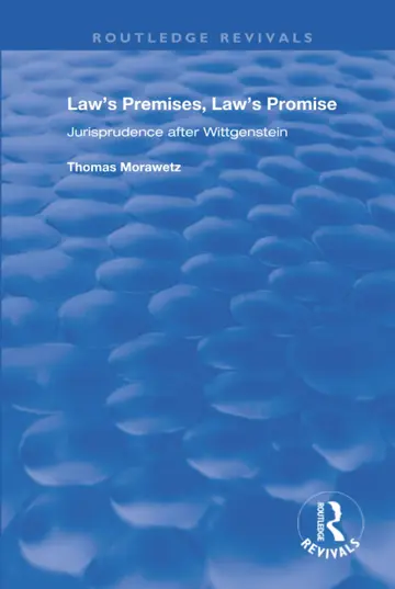 Cover of Law's Premises, Law's Promise
