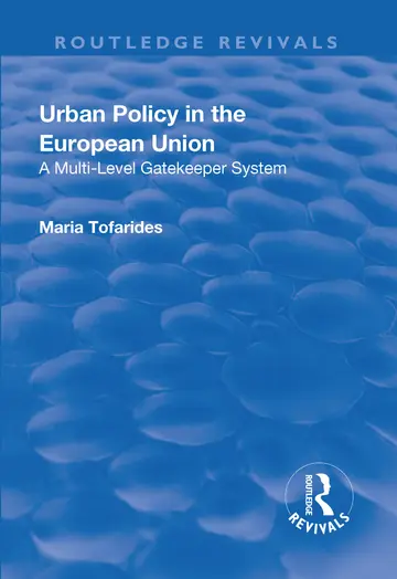 Cover of Urban Policy in the European Union