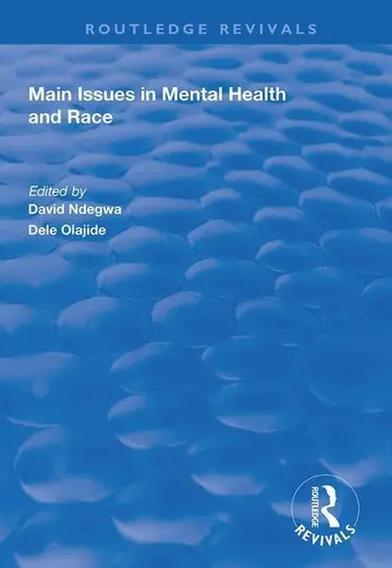 Cover of Main Issues in Mental Health and Race