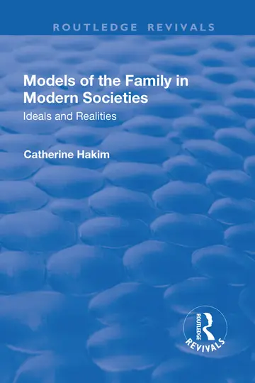 Cover of Models of the Family in Modern Societies