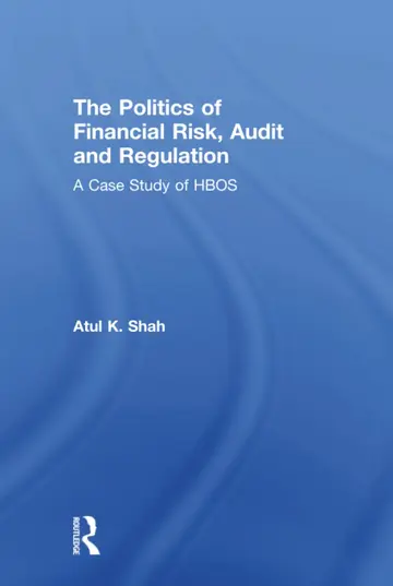 Cover of The Politics of Financial Risk, Audit and Regulation