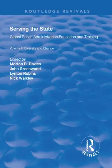 Cover of Serving the State