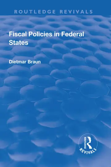 Cover of Fiscal Policies in Federal States