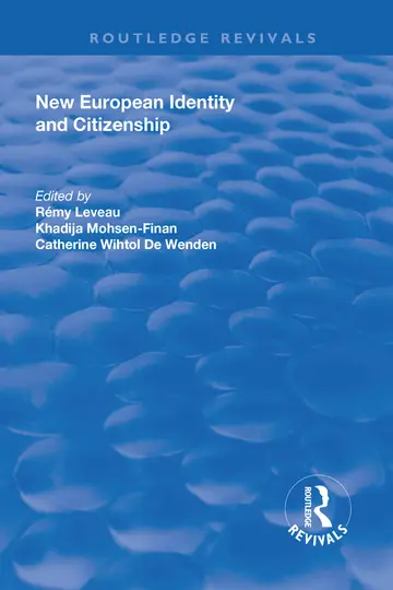 Cover of New European Identity and Citizenship