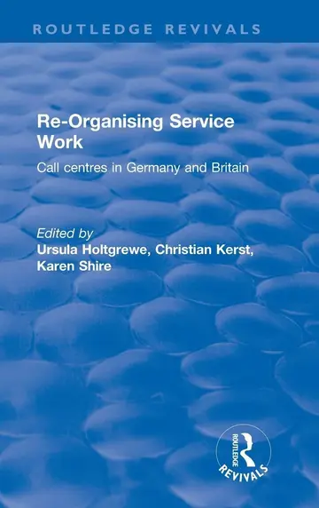 Cover of Re-organising Service Work