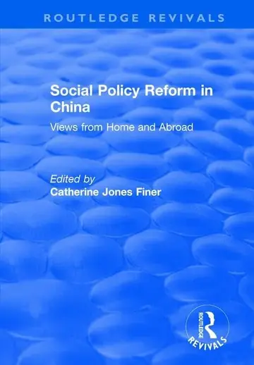 Cover of Social Policy Reform in China