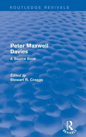 Cover of Peter Maxwell Davies 2002