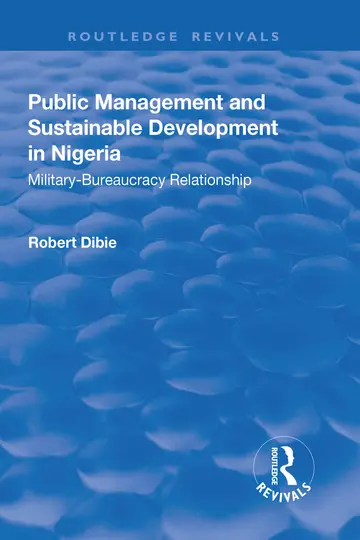 Cover of Public Management and Sustainable Development in Nigeria