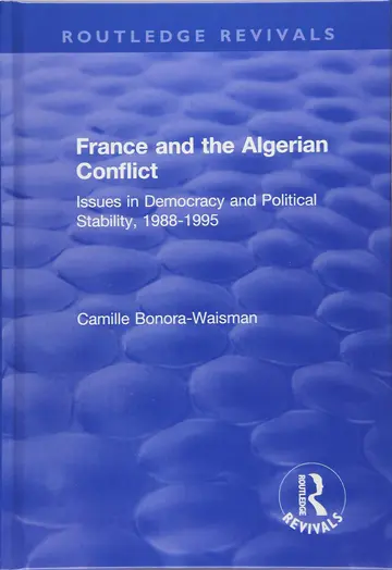 Cover of France and the Algerian Conflict
