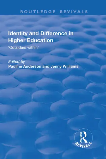 Cover of Identity and Difference in Higher Education