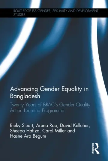 Cover of Advancing Gender Equality in Bangladesh