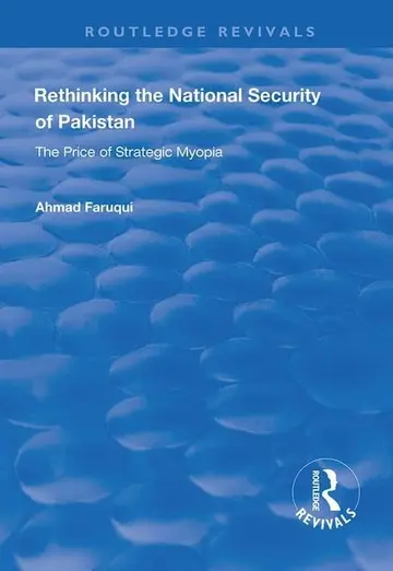Cover of Rethinking the National Security of Pakistan