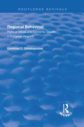 Cover of Regional Behaviour