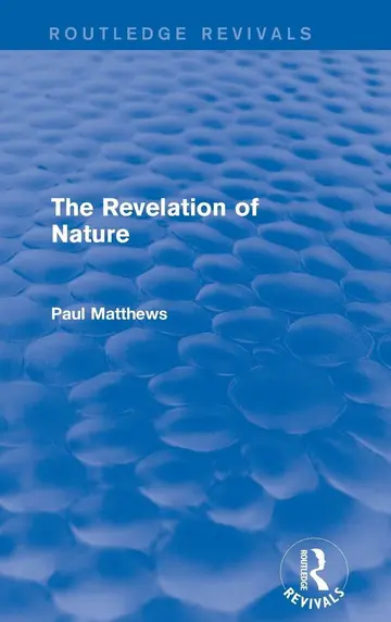 Cover of The Revelation of Nature