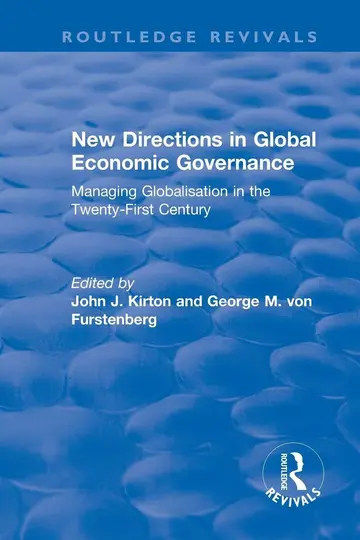 Cover of New Directions in Global Economic Governance