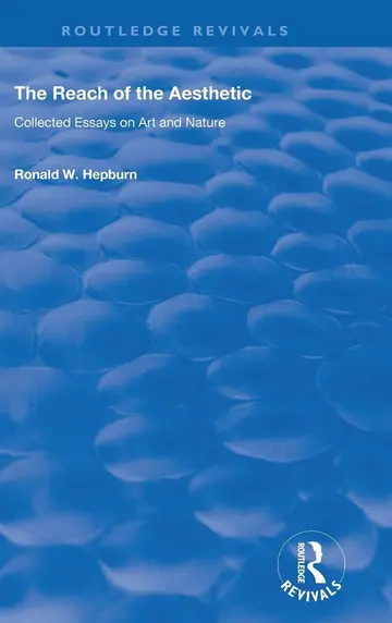 Cover of The Reach of the Aesthetic