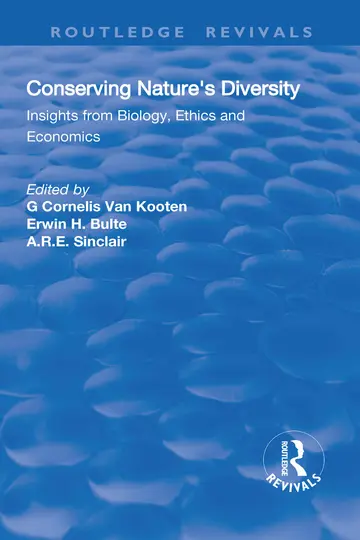 Cover of Conserving Nature's Diversity