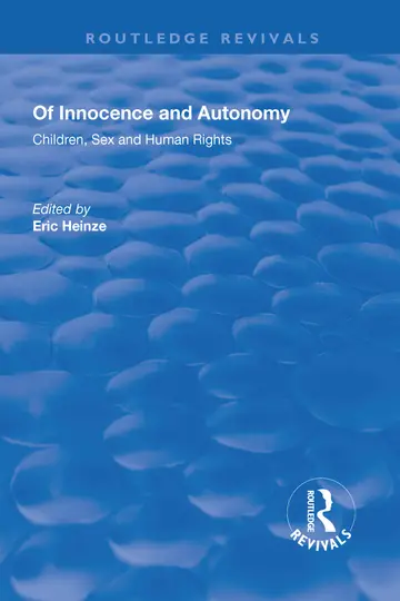 Cover of Of Innocence and Autonomy