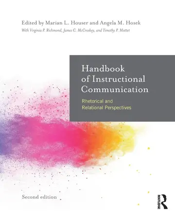 Cover of Handbook of Instructional Communication