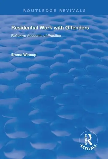 Cover of Residential Work with Offenders