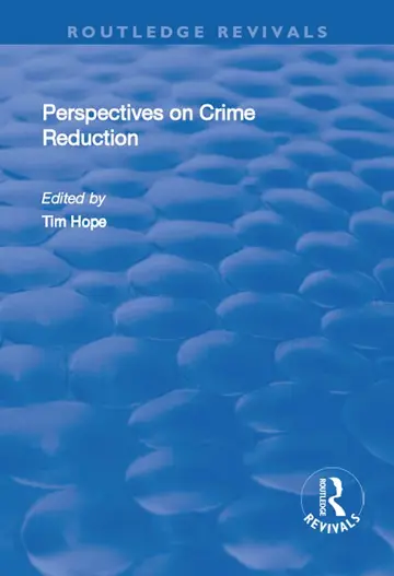 Cover of Perspectives on Crime Reduction