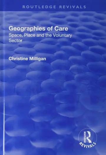 Cover of Geographies of Care
