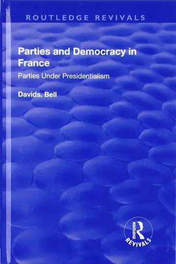 Cover of Parties and Democracy in France