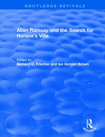 Cover of Allan Ramsay and the Search for Horace's Villa