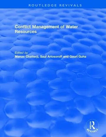 Cover of Conflict Management of Water Resources