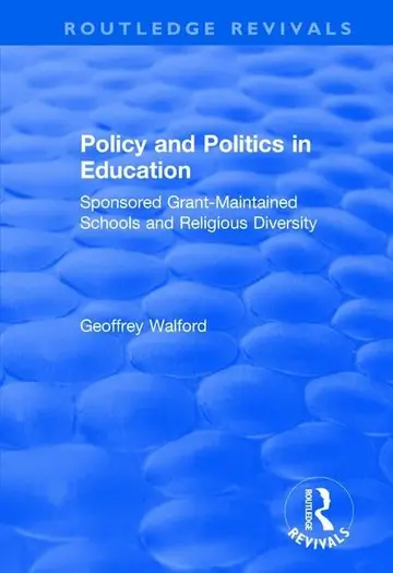 Cover of Policy and Politics in Education