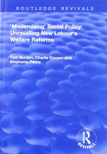 Cover of Modernising Social Policy