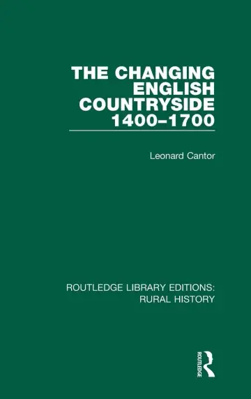 Cover of The Changing English Countryside 1400-1700