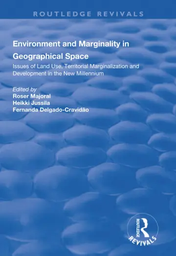 Cover of Environment and Marginality in Geographical Space