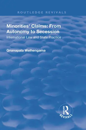 Cover of Minorities' Claims