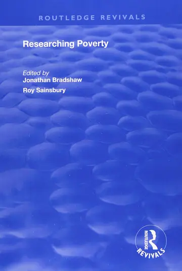 Cover of Researching Poverty