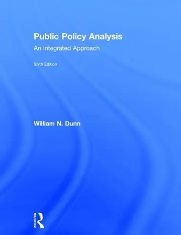 Cover of Public Policy Analysis