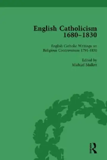 Cover of English Catholicism, 1680-1830