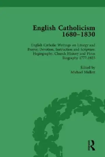 Cover of English Catholicism, 1680-1830
