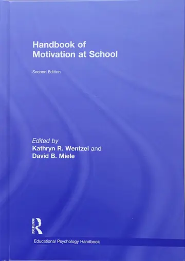 Cover of Handbook of Motivation at School