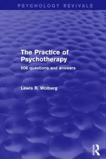 Cover of The Practice of Psychotherapy (Psychology Revivals)