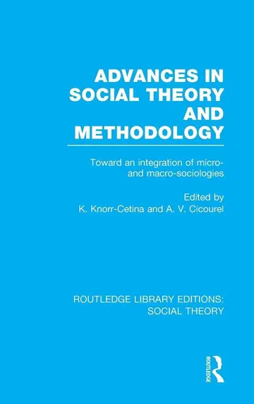 Cover of Advances in Social Theory and Methodology