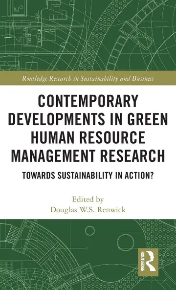 Cover of Contemporary Developments in Green Human Resource Management Research