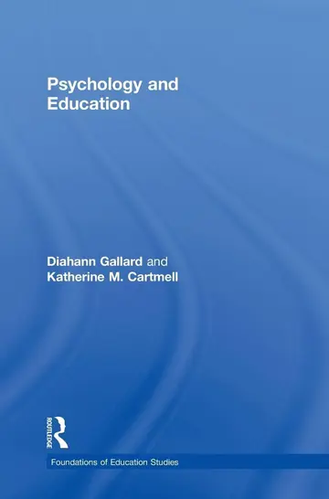 Cover of Psychology and Education