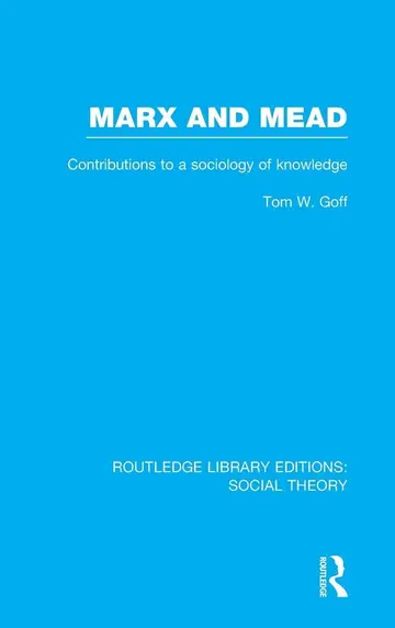 Cover of Marx and Mead