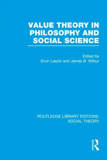 Cover of Value Theory in Philosophy and Social Science
