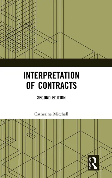 Cover of Interpretation of Contracts