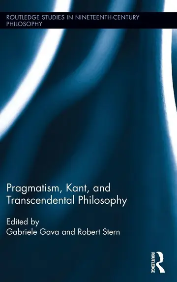 Cover of Pragmatism, Kant, and Transcendental Philosophy