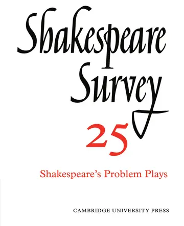 Cover of Shakespeare Survey
